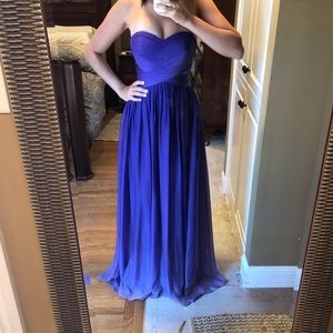 Purple ombré prom dress